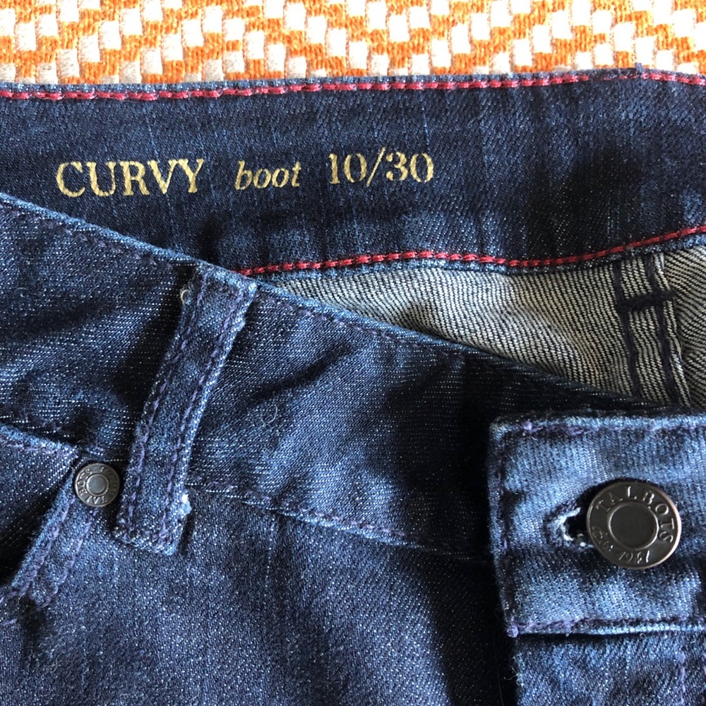 Talbots Curvy boot cut jeans